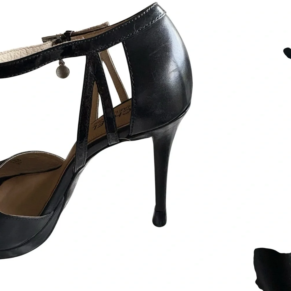 Michael Kors Black Open-Toe Heels